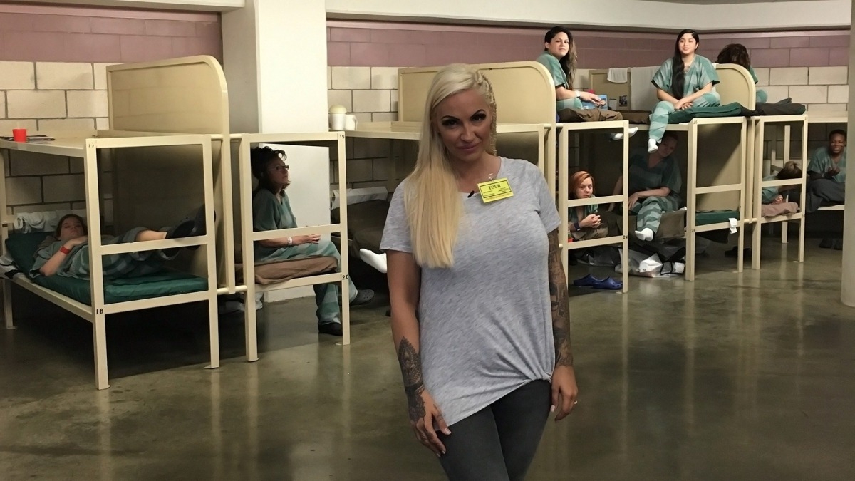 Jodie Marsh Gets Locked Up